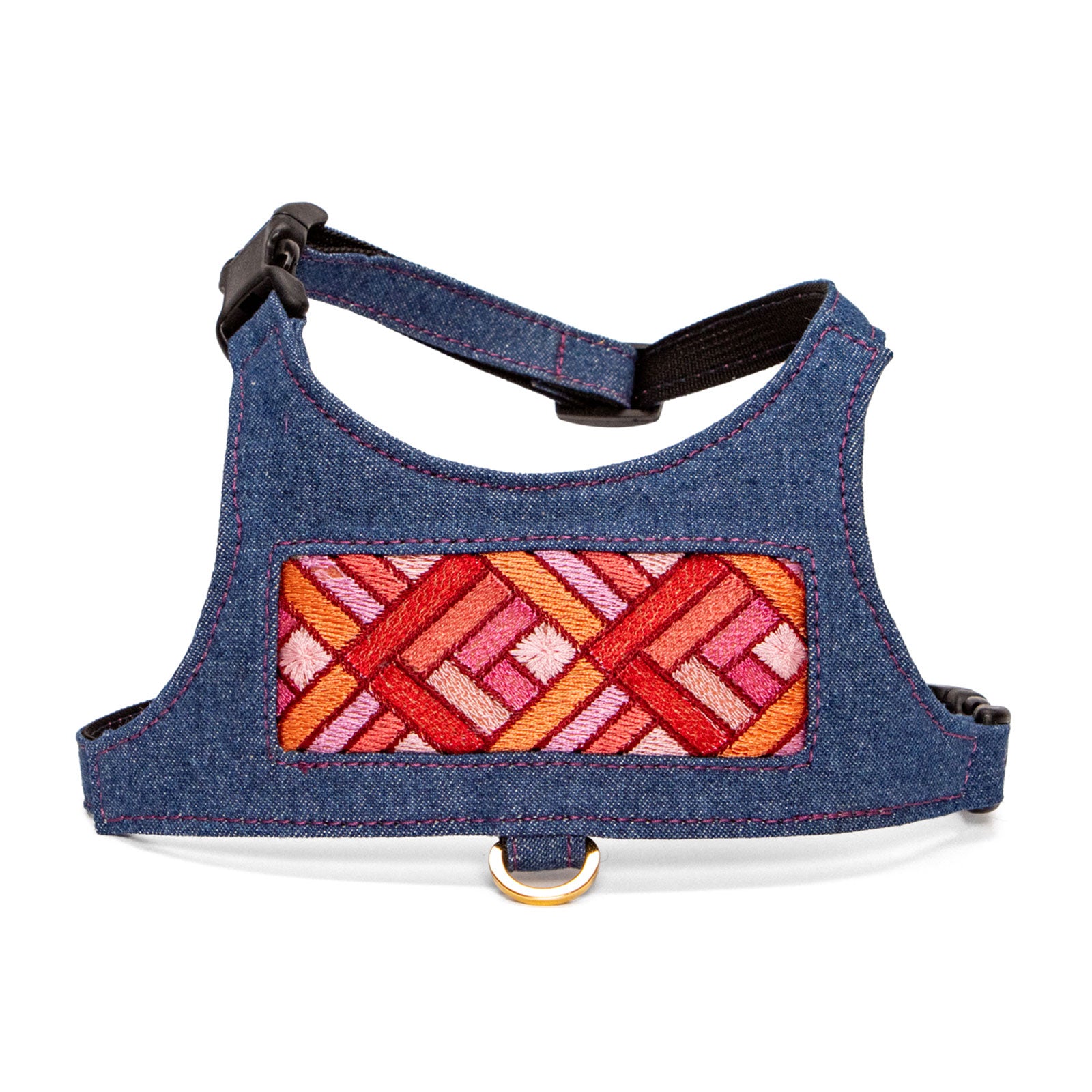 Prism Denim Vest Harness - Ruby