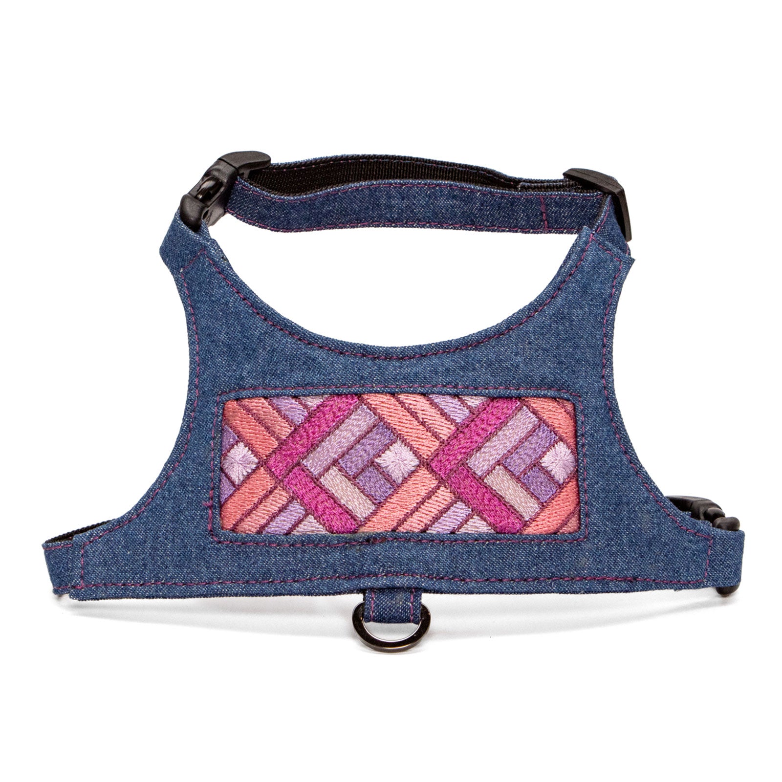 Prism Denim Vest Harness - Plum