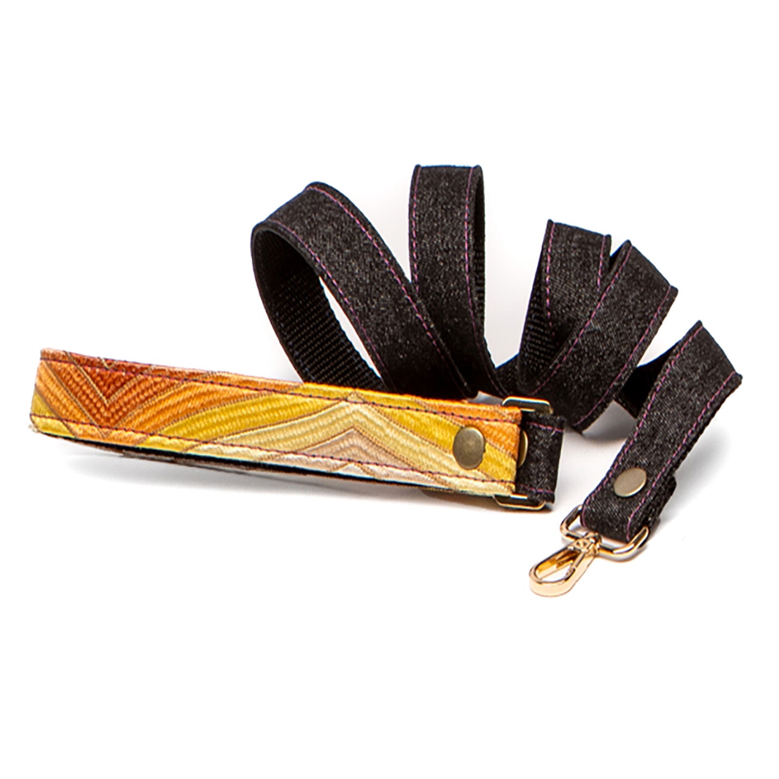 Ripple Denim Leash - Sunshine