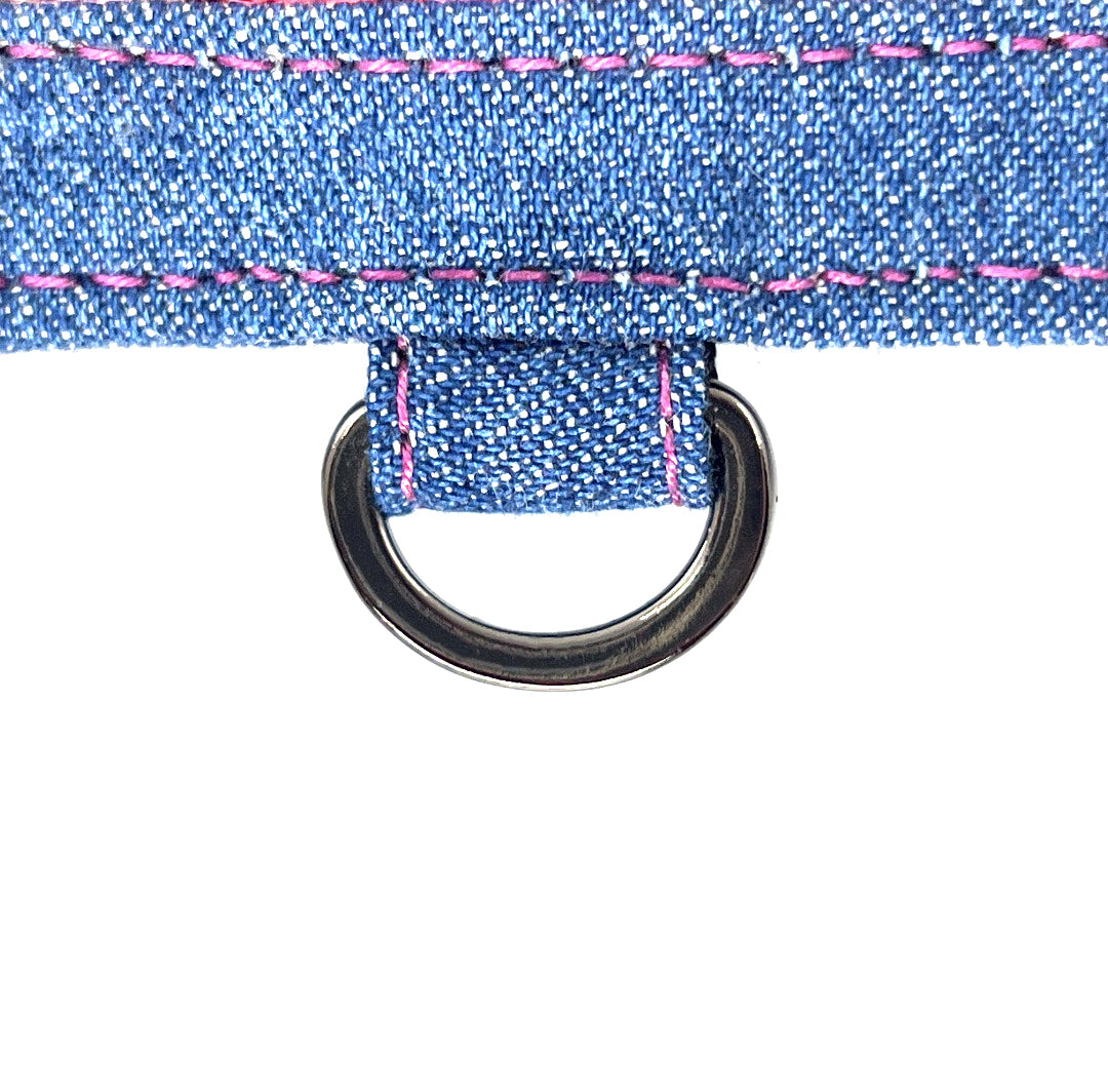 Chrysler Denim Vest Harness - Teal