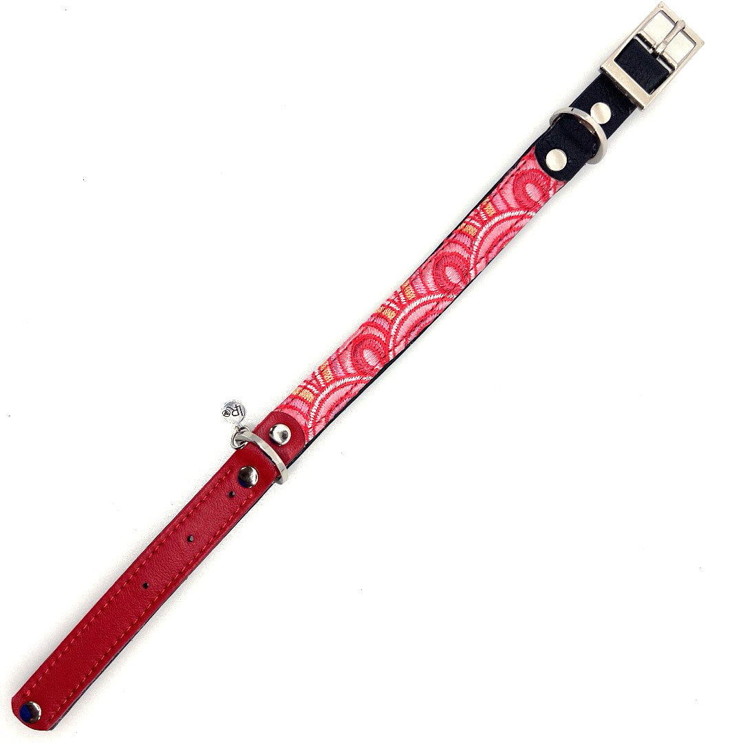 Arches Leather Collar - Ruby