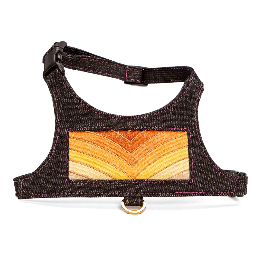 Sunshine Ripple Denim Vest Harness by Lisa Rose by Design