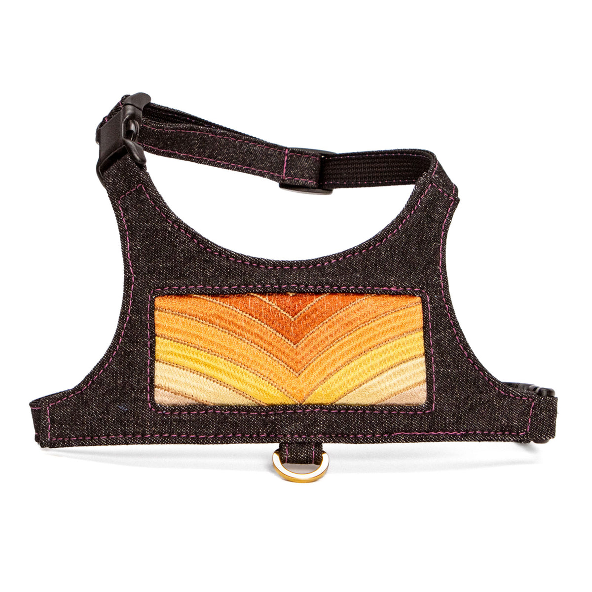 Sunshine Ripple Denim Vest Harness by Lisa Rose by Design