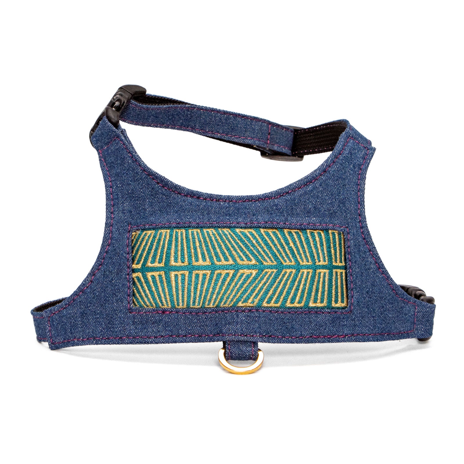Chrysler Denim Vest Harness - Teal