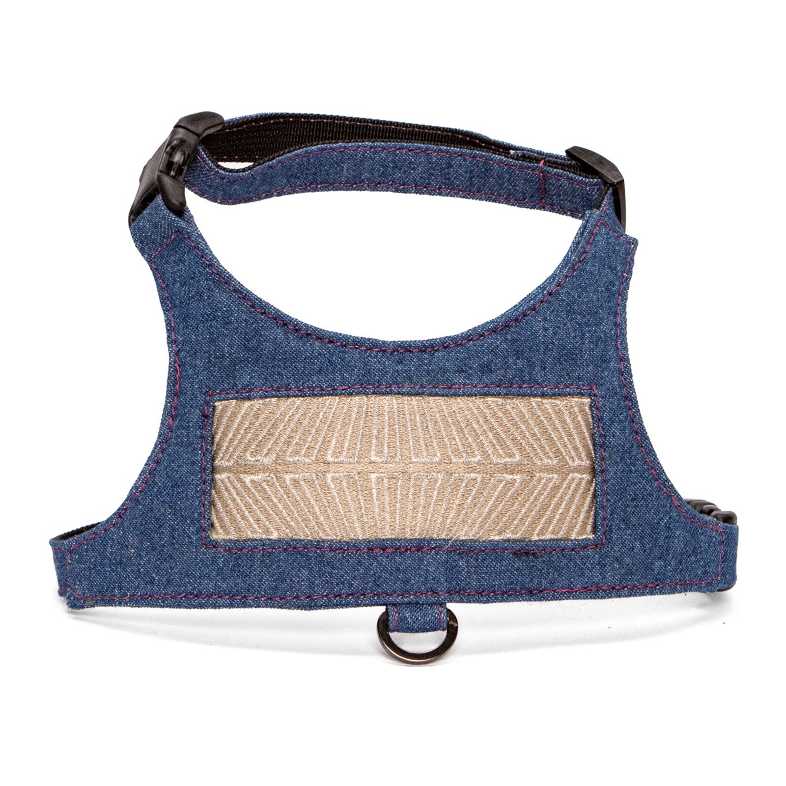 Chrysler Denim Vest Harness - Light Gray & Silver