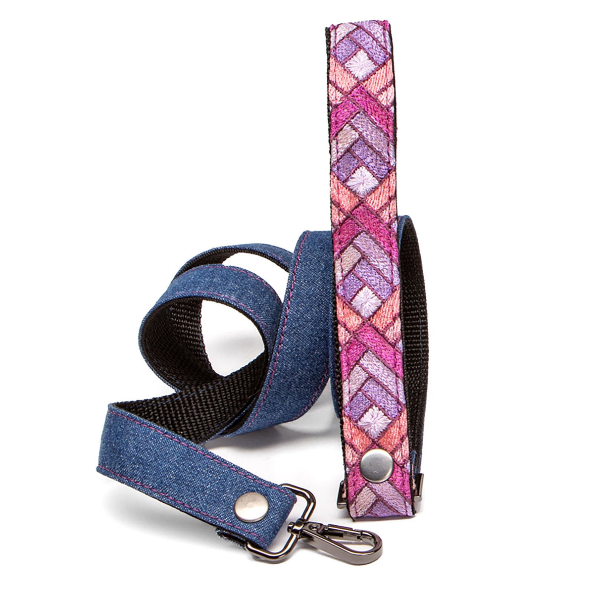 Plum Prism Denim Leash by Lisa Rose by Design