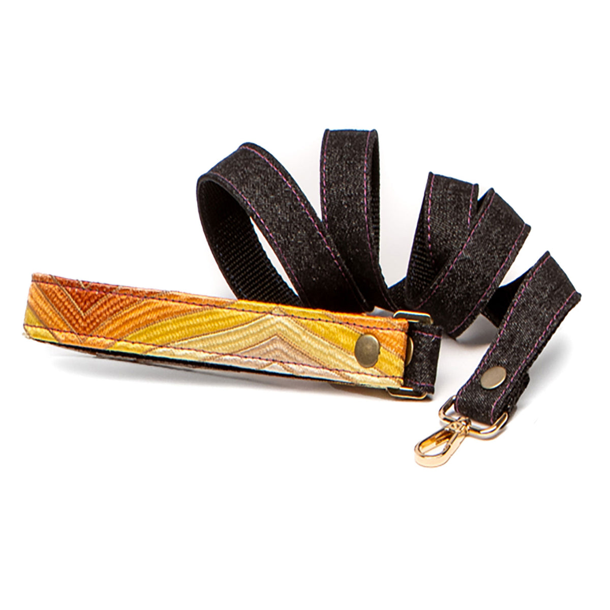 Sunshine Ripple Denim Leash by Lisa Rose by Design