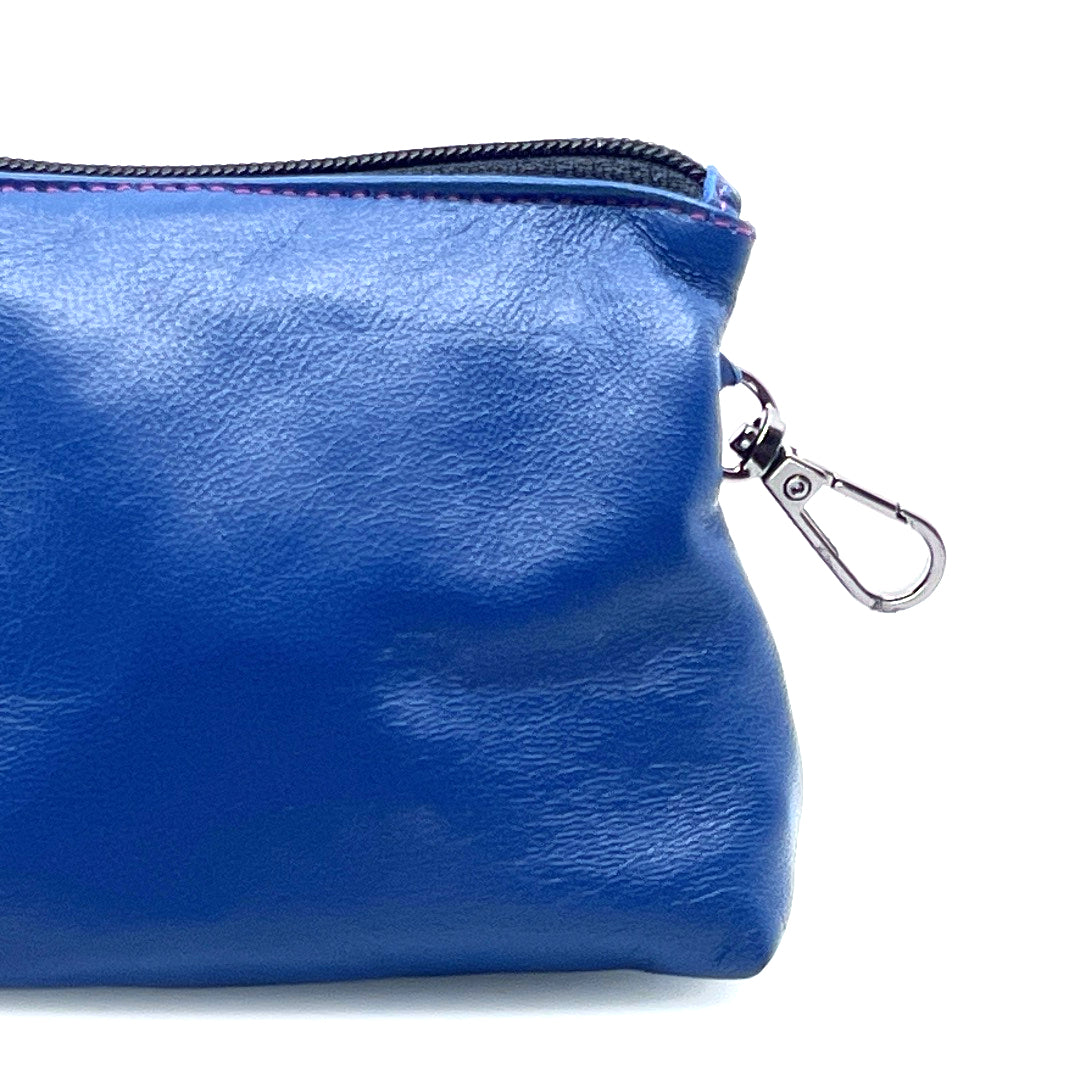 Sapphire Zip Clip Pochette by Lisa Rose by Design