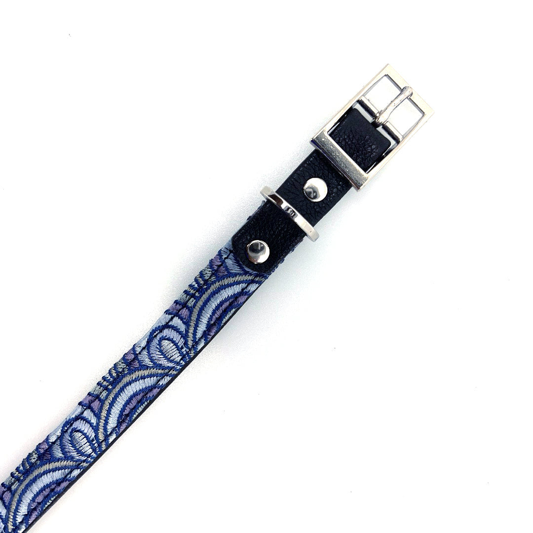 Saphire Arches Leather Collar by Lisa Rose by Design