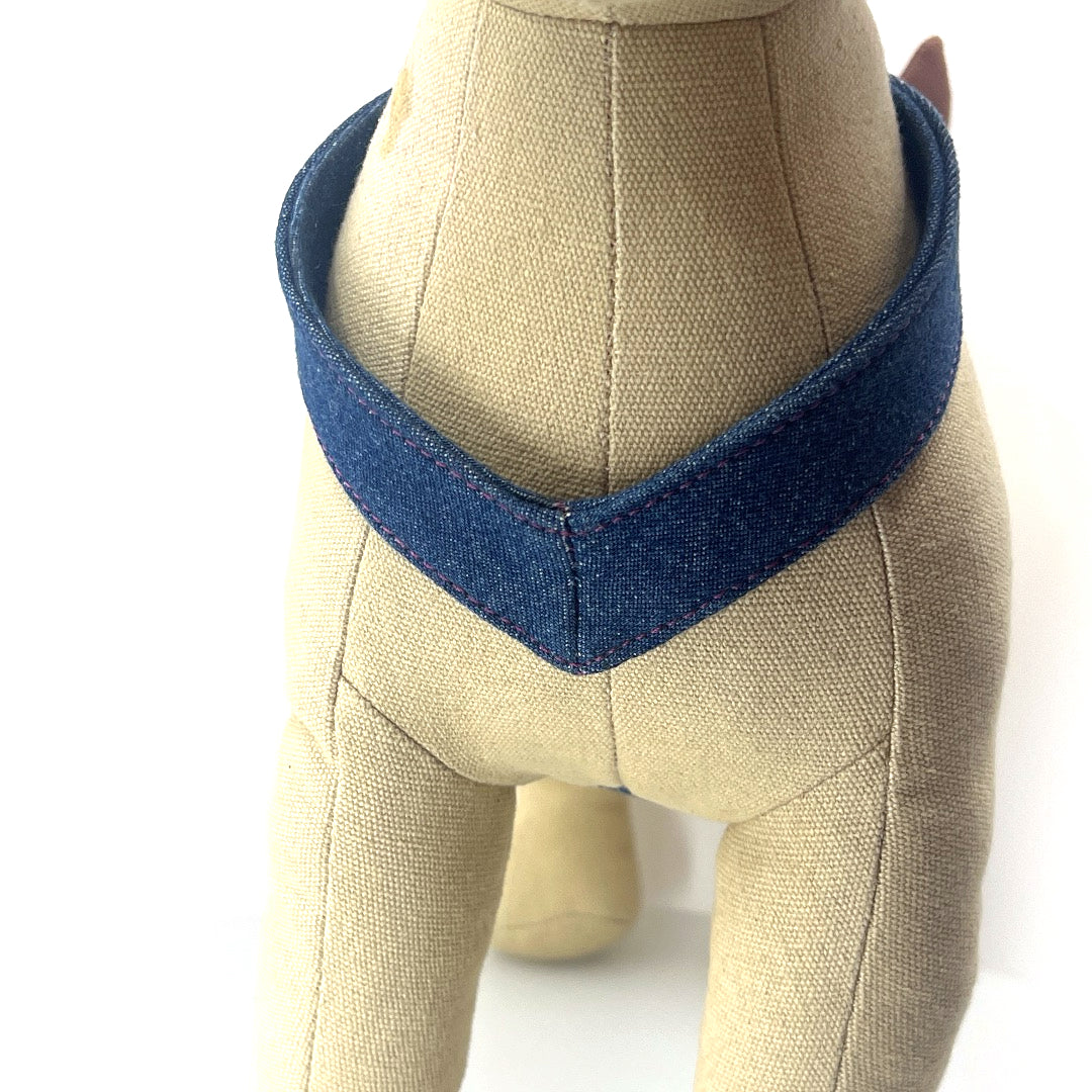 Triangle Denim Step-Into my Heart Harness - Sapphire