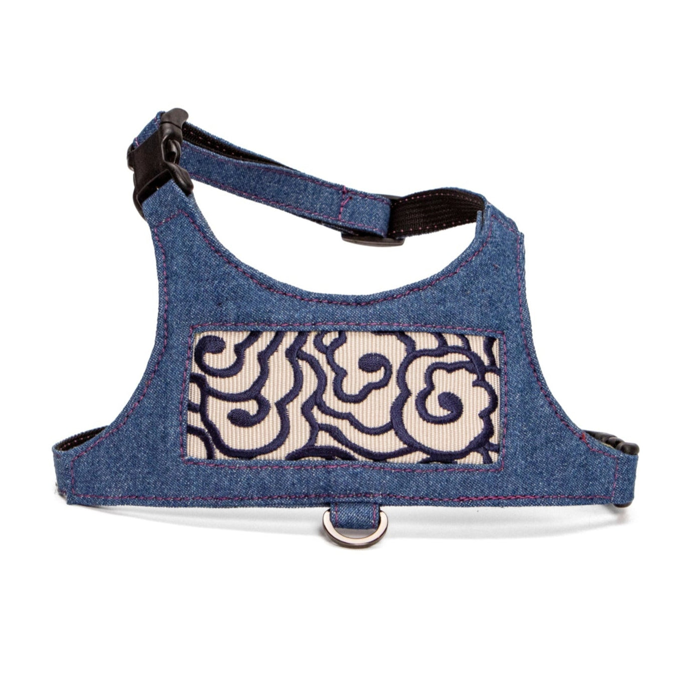 Cumulus Denim Vest Harness - Navy on Ivory