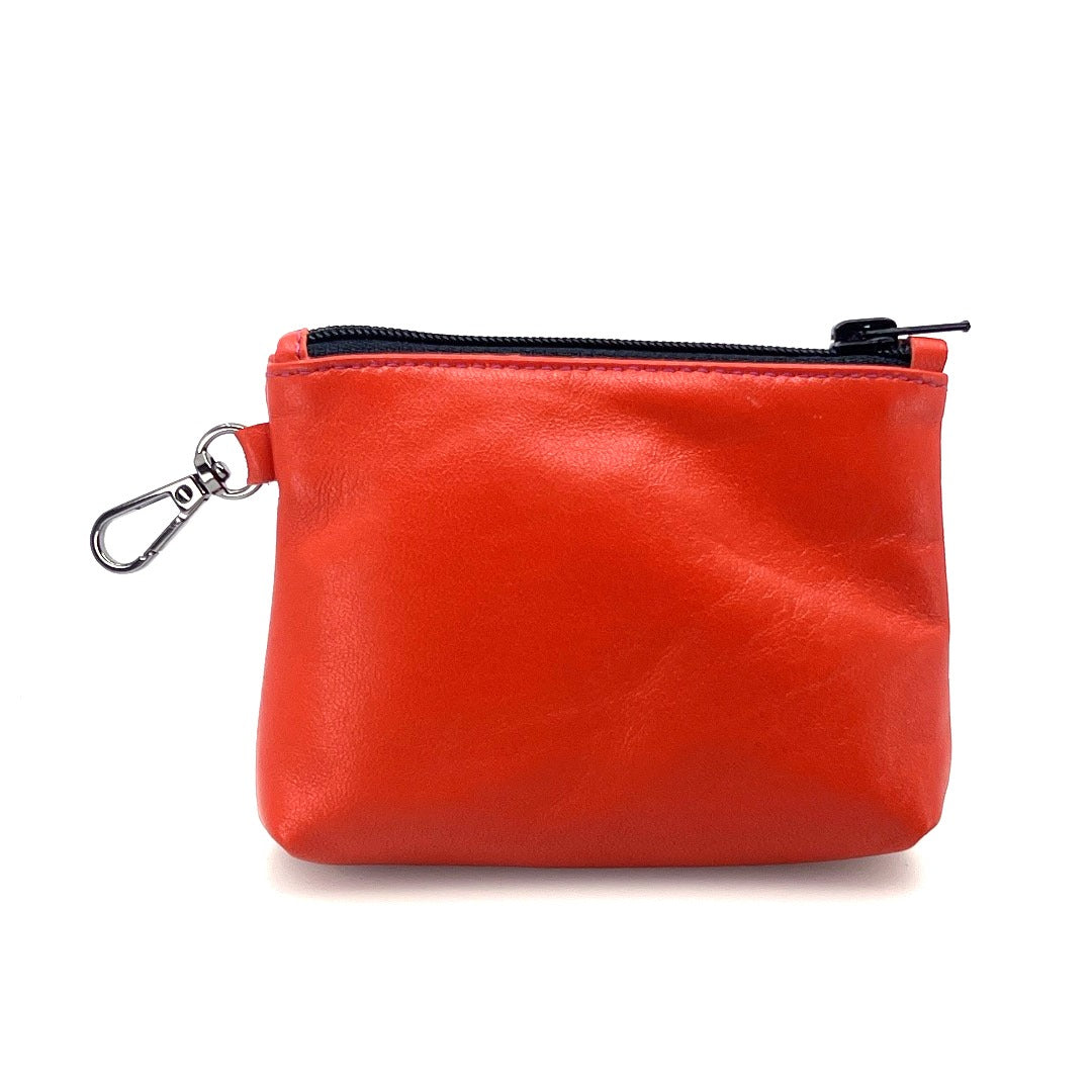 Tangerine Zip Clip Pochette by Lisa Rose by Design