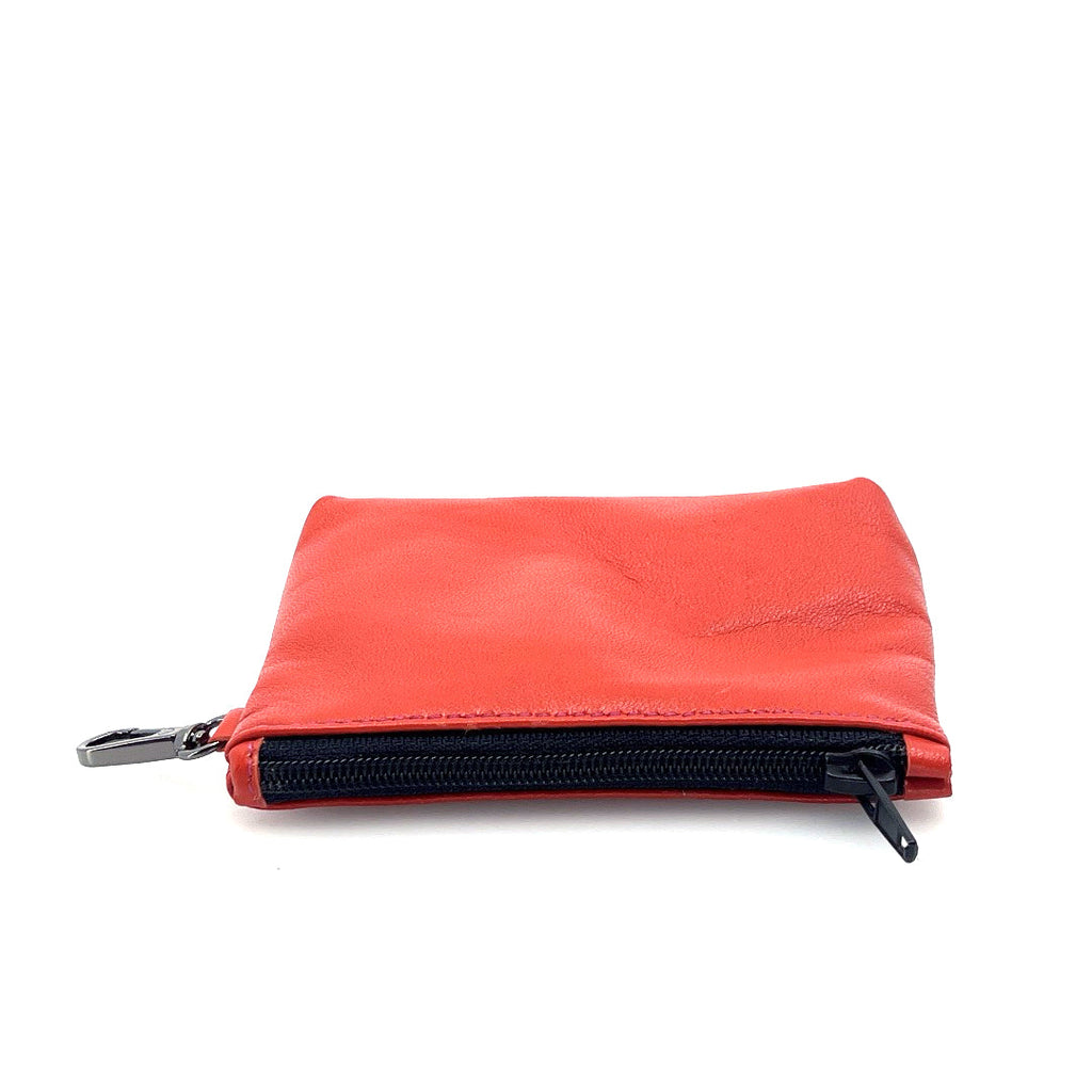 Tangerine Zip Clip Pochette by Lisa Rose by Design