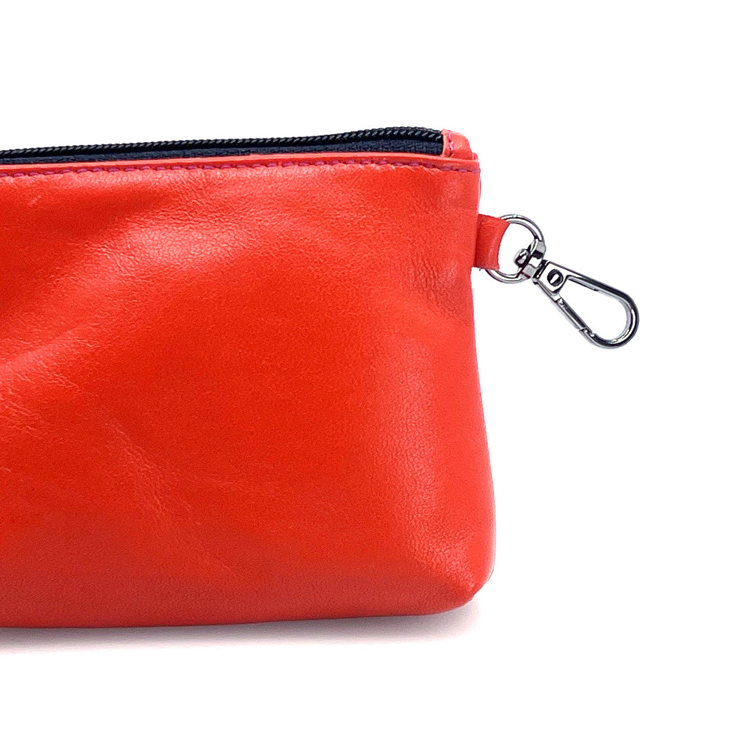 Tangerine Zip Clip Pochette by Lisa Rose by Design
