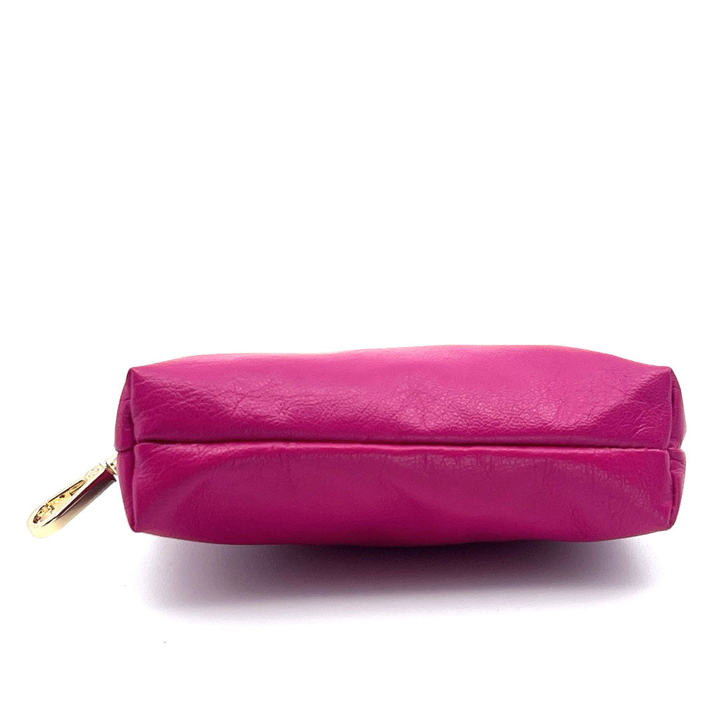 Fushia Zip Clip Pochette by Lisa Rose by Design