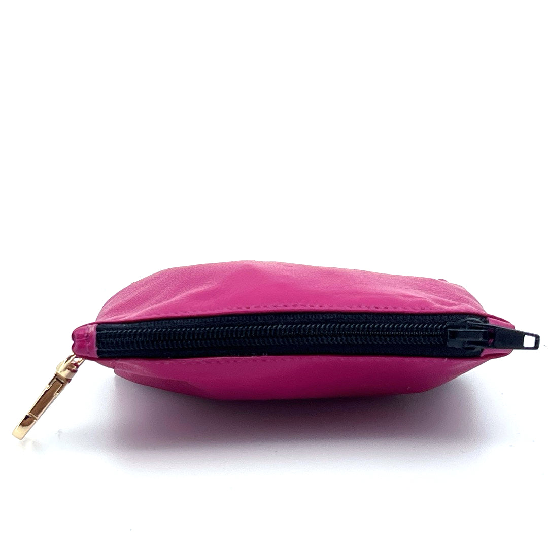 Fushia Zip Clip Pochette by Lisa Rose by Design