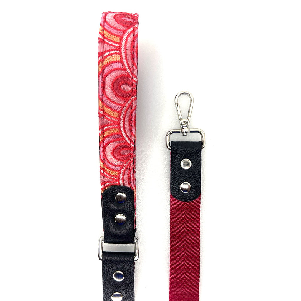 Ruby Arches Leather & Nylon Leash by Lisa Rose by Design