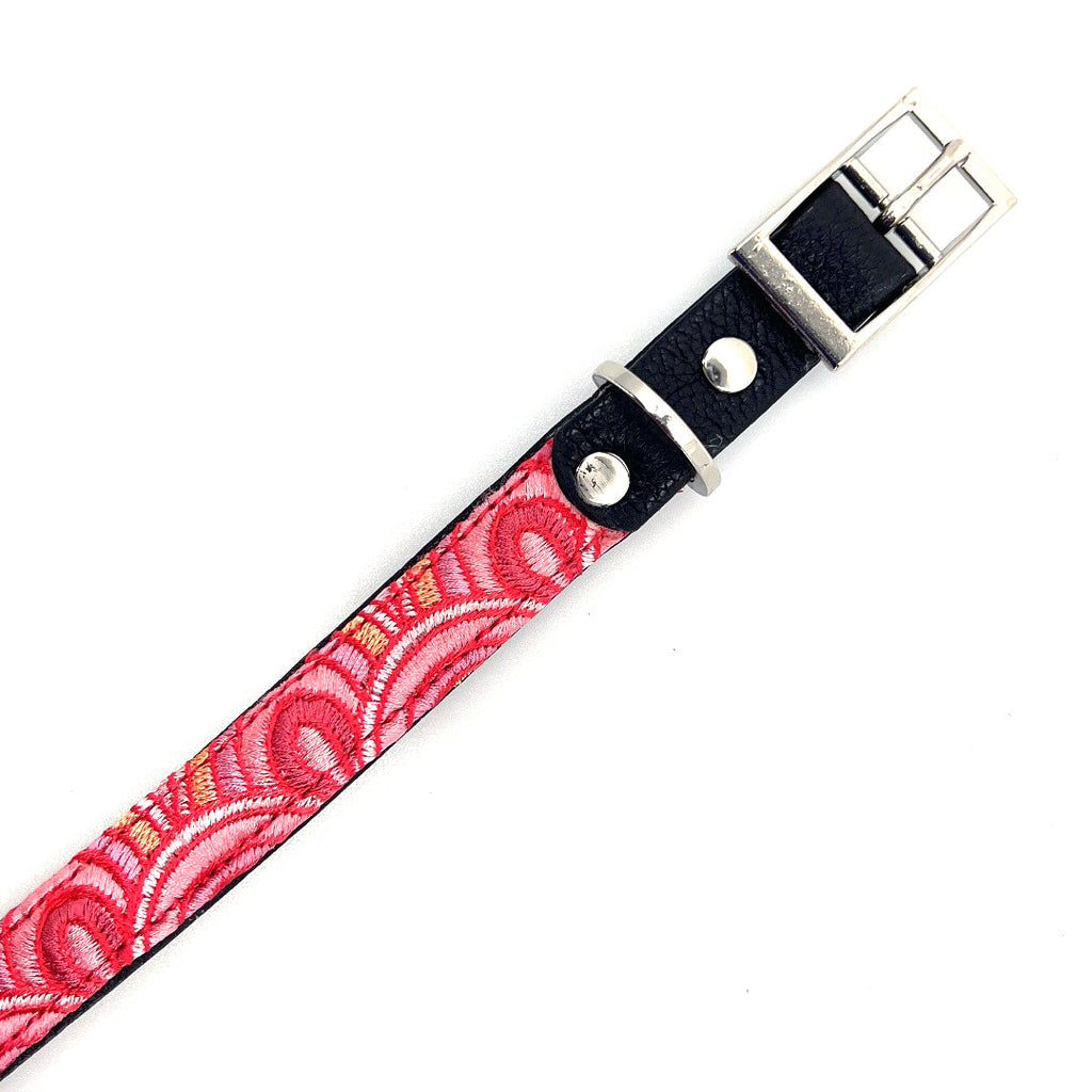 Ruby Arches Leather Collar by Lisa Rose by Design