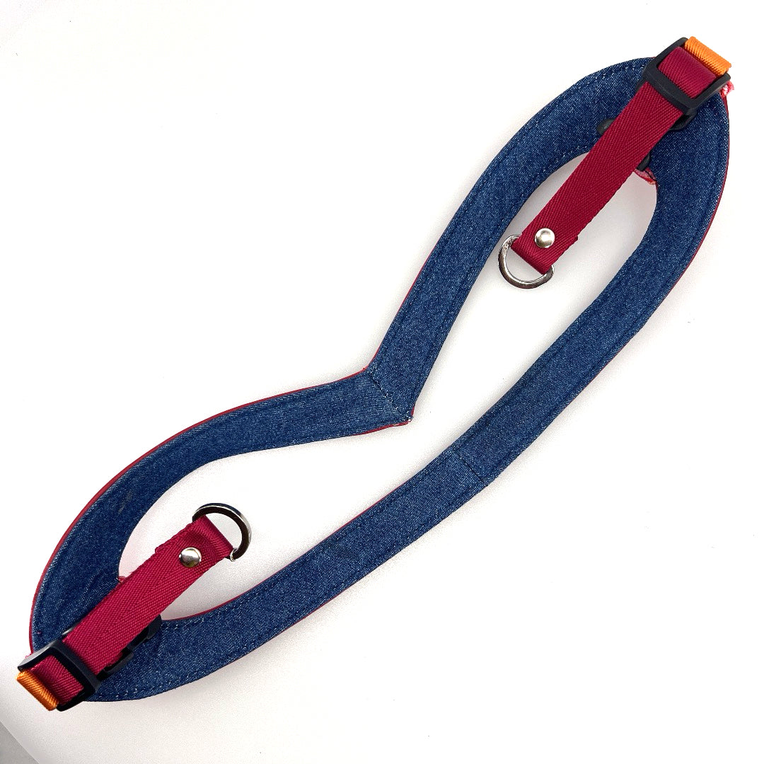 Arches  Leather Step-Into my Heart Harness - Ruby