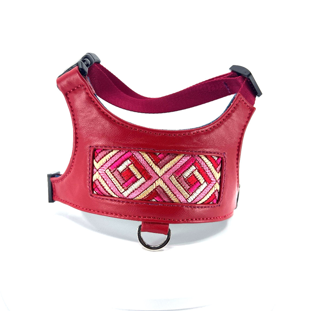 Ruby Cubic Leather Vest Harness by Lisa Rose by Design